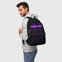 Рюкзак ROBLOX NEON LOGO ИГРА РОБЛОКС, цвет: 3D-принт — фото 2