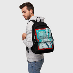 Рюкзак Макима смотрит человек бензопила, цвет: 3D-принт — фото 2