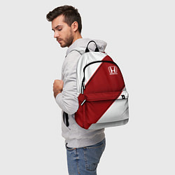 Рюкзак Honda - Red sport, цвет: 3D-принт — фото 2