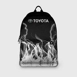 Рюкзак Toyota Молния с огнем, цвет: 3D-принт — фото 2