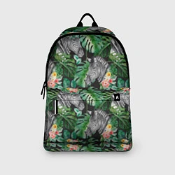 Рюкзак Зебра и листья, цвет: 3D-принт — фото 2