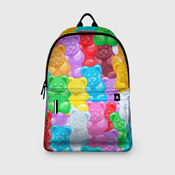 Рюкзак Мармеладные мишки разноцветные, цвет: 3D-принт — фото 2
