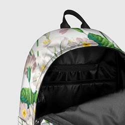 Рюкзак Цветы Лилии На Белом Фоне, цвет: 3D-принт — фото 2