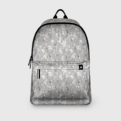 Рюкзак Белые объемные узоры, цвет: 3D-принт — фото 2