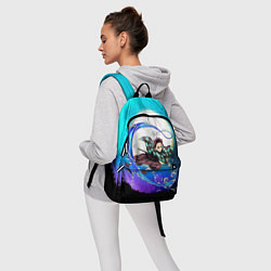 Рюкзак Клинок, рассекающий демонов Танджиро Tanjiro, цвет: 3D-принт — фото 2