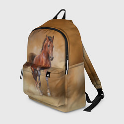 Рюкзак BAY HORSE гнедой конь, цвет: 3D-принт