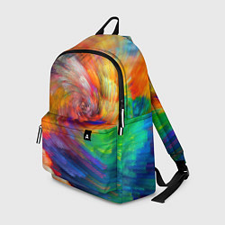 Рюкзак MULTICOLORED SWIRLS, цвет: 3D-принт