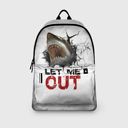 Рюкзак Акула Let me out - пасть акулы, цвет: 3D-принт — фото 2