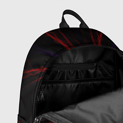 Рюкзак Красный эфир 3D - абстракция, цвет: 3D-принт — фото 2