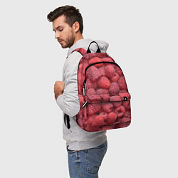 Рюкзак Малина - ягоды, цвет: 3D-принт — фото 2