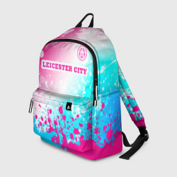 Рюкзак Leicester City Neon Gradient, цвет: 3D-принт