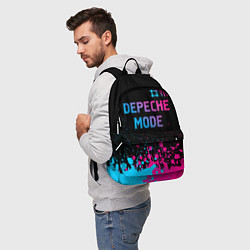 Рюкзак Depeche Mode Neon Gradient, цвет: 3D-принт — фото 2