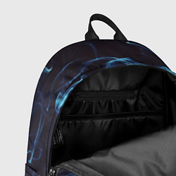 Рюкзак Неоновые пары дыма - Синий, цвет: 3D-принт — фото 2