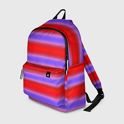 Рюкзак Striped pattern мягкие размытые полосы красные фио, цвет: 3D-принт