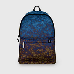 Рюкзак Marble texture blue brown color, цвет: 3D-принт — фото 2
