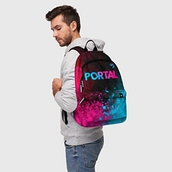 Рюкзак Portal Neon Gradient, цвет: 3D-принт — фото 2