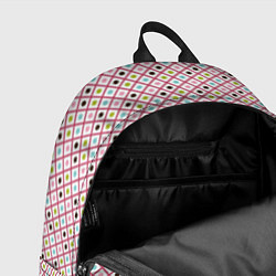 Рюкзак Кружки и ромбики, цвет: 3D-принт — фото 2