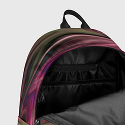 Рюкзак Абстрактный размытый узор в розово-зеленых цветах, цвет: 3D-принт — фото 2