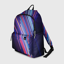Рюкзак Неоновое множество разноцветных фонарей во тьме, цвет: 3D-принт