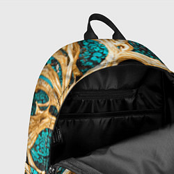 Рюкзак Золотые ветви, цвет: 3D-принт — фото 2