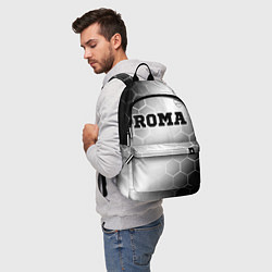 Рюкзак Roma sport на светлом фоне: символ сверху, цвет: 3D-принт — фото 2