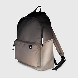 Рюкзак Черный, серый бежевый градиент, цвет: 3D-принт
