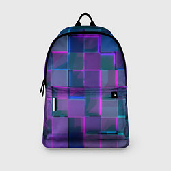Рюкзак Неоновый киберпанк кубизм, цвет: 3D-принт — фото 2
