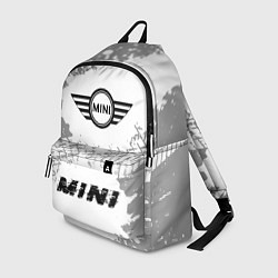 Рюкзак Mini speed шины на светлом: символ, надпись, цвет: 3D-принт