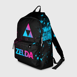 Рюкзак Zelda - neon gradient: символ, надпись, цвет: 3D-принт