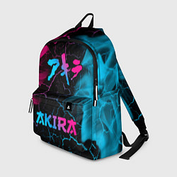 Рюкзак Akira - neon gradient: символ, надпись, цвет: 3D-принт