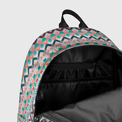 Рюкзак Многоцветный полосатый восточный орнамент, цвет: 3D-принт — фото 2