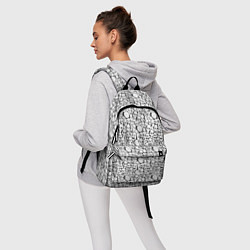 Рюкзак Череп бесформенный, цвет: 3D-принт — фото 2