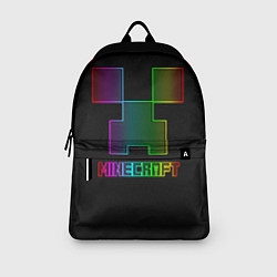 Рюкзак Minecraft logo neon, цвет: 3D-принт — фото 2