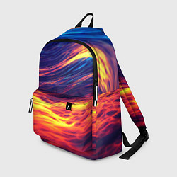 Рюкзак Волны неон, цвет: 3D-принт