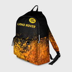 Рюкзак Land Rover - gold gradient: символ сверху, цвет: 3D-принт
