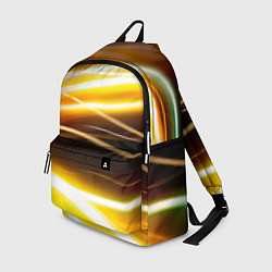 Рюкзак Желтые неоновые полосы, цвет: 3D-принт