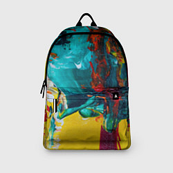 Рюкзак Краски на холсте абстракция, цвет: 3D-принт — фото 2