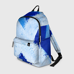 Рюкзак Белый крест на синем фоне, цвет: 3D-принт