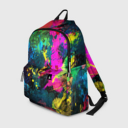 Рюкзак Разноцветные кляксы красов, цвет: 3D-принт