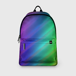 Рюкзак Полосы всех цветов радуги, цвет: 3D-принт — фото 2