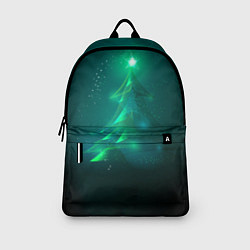 Рюкзак Новогодняя неоновая кибер-елочка, цвет: 3D-принт — фото 2