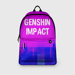Рюкзак Genshin Impact glitch text effect: символ сверху, цвет: 3D-принт — фото 2