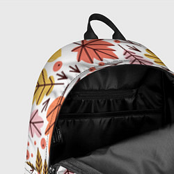 Рюкзак Осенний паттерн - листья, цвет: 3D-принт — фото 2
