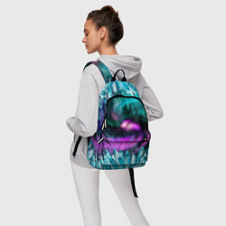 Рюкзак Кристаллы и северное сияние, цвет: 3D-принт — фото 2
