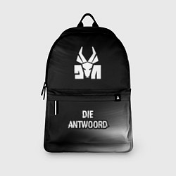 Рюкзак Die Antwoord glitch на темном фоне: символ, надпис, цвет: 3D-принт — фото 2