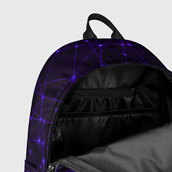 Рюкзак Неоновый человек в нейросети, цвет: 3D-принт — фото 2