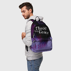 Рюкзак Three Days Grace lilac, цвет: 3D-принт — фото 2