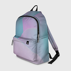 Рюкзак Розовые и голубые волны, цвет: 3D-принт