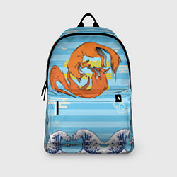 Рюкзак Лисички и море, цвет: 3D-принт — фото 2