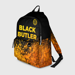 Рюкзак Black Butler - gold gradient: символ сверху, цвет: 3D-принт